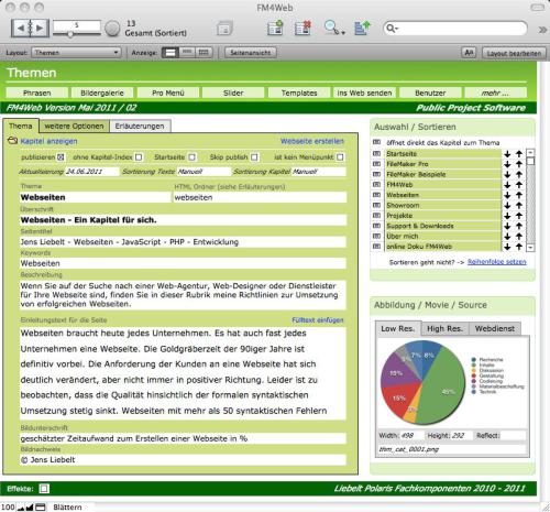 FM4Web Eingabemaske Themen