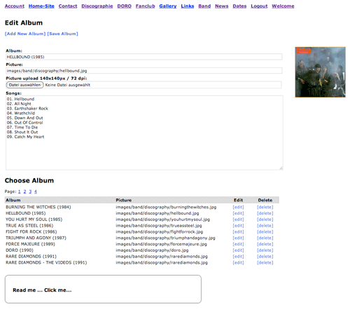 Polaris Admin-Tool für das DORO Projekt